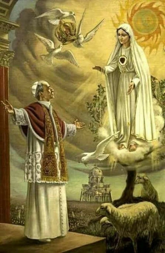Papa Pio XII e a Santíssima Virgem Maria